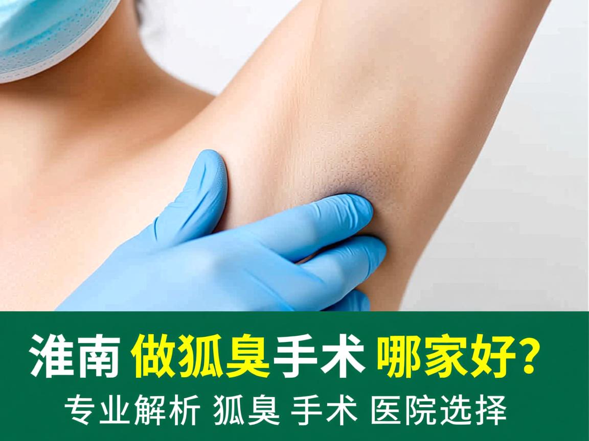 淮南做狐臭手术哪家好？专业解析狐臭手术医院选择