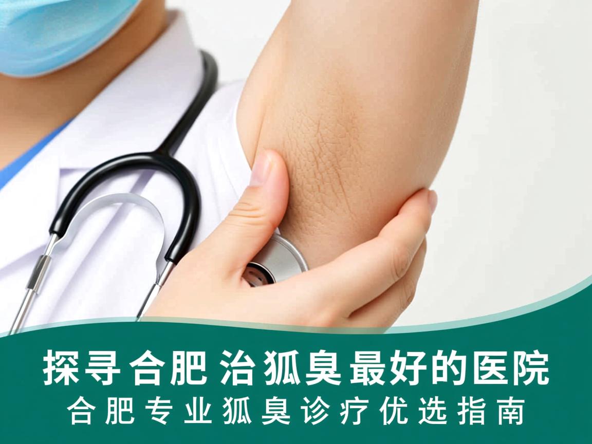 探寻合肥治狐臭最好的医院，合肥专业狐臭诊疗优选指南