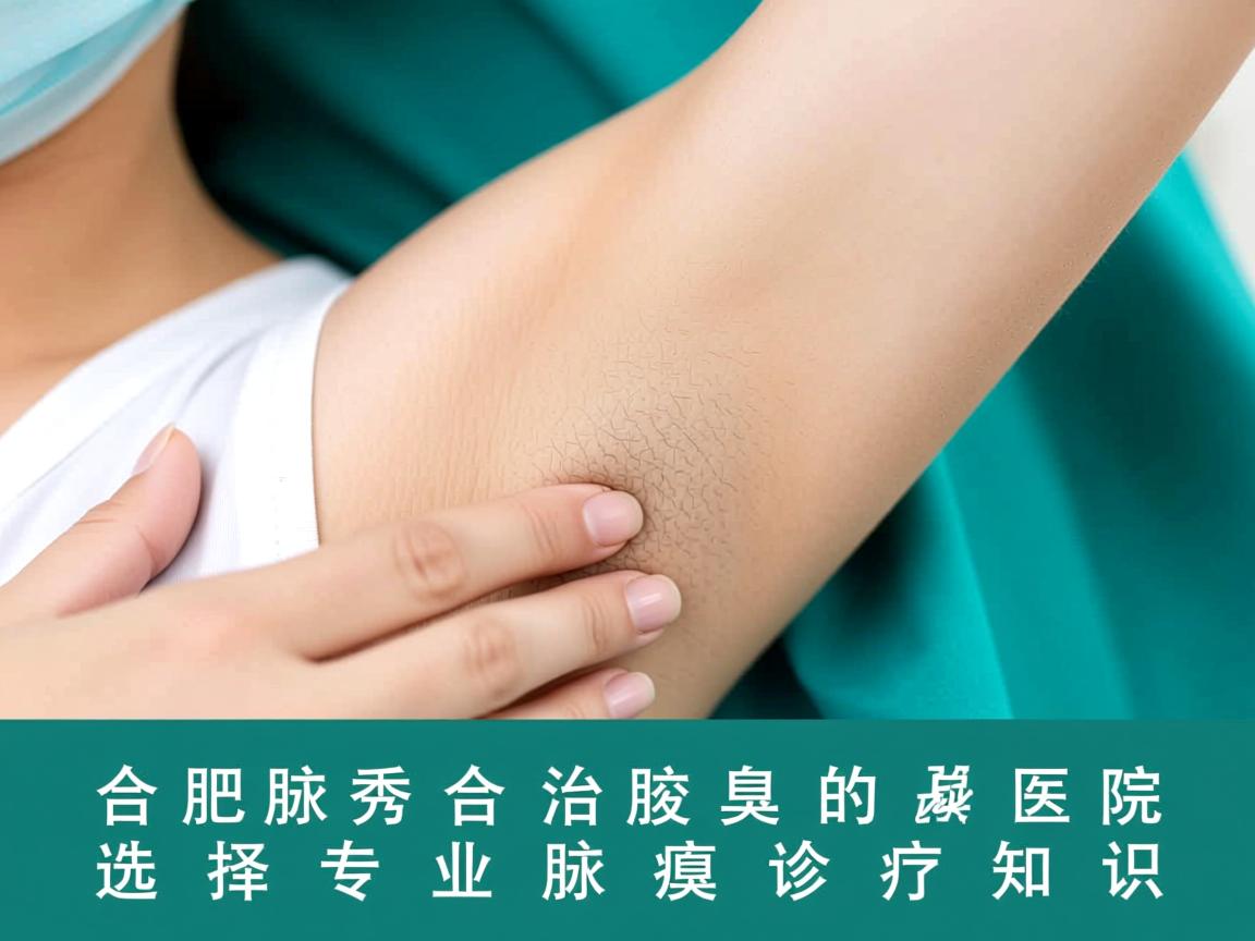 合肥腋秀解析，合肥治腋臭的医院选择与专业腋臭诊疗知识