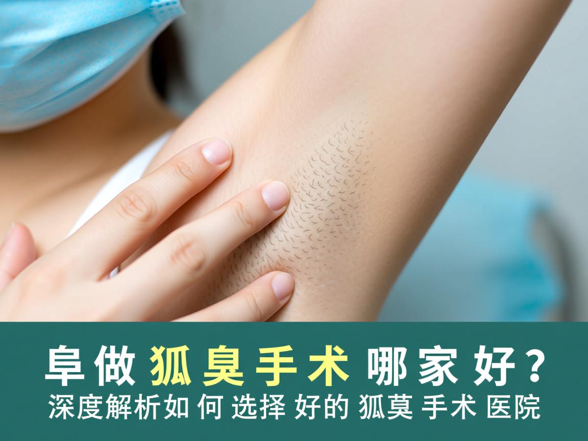 阜阳做狐臭手术哪家好？深度解析如何选择好的狐臭手术医院