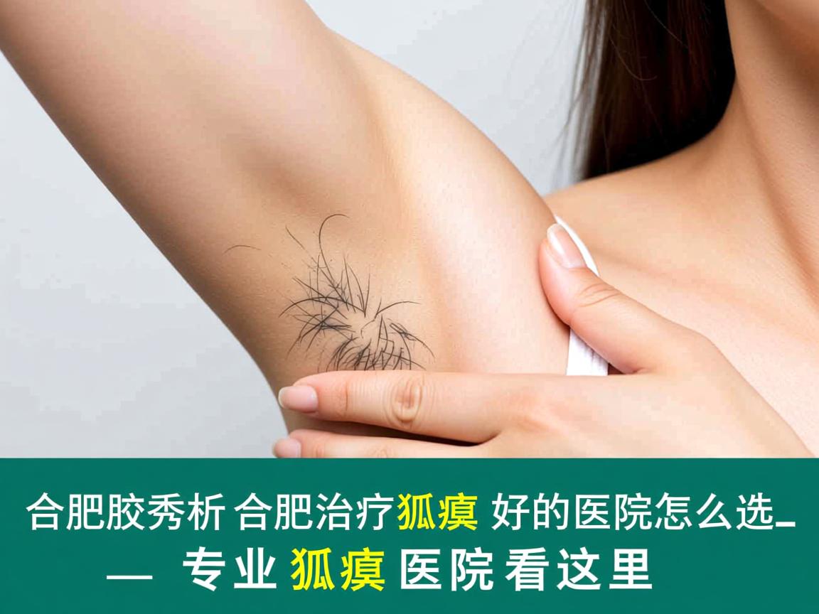 合肥腋秀解析，合肥治疗狐臭好的医院怎么选，专业狐臭医院看这里