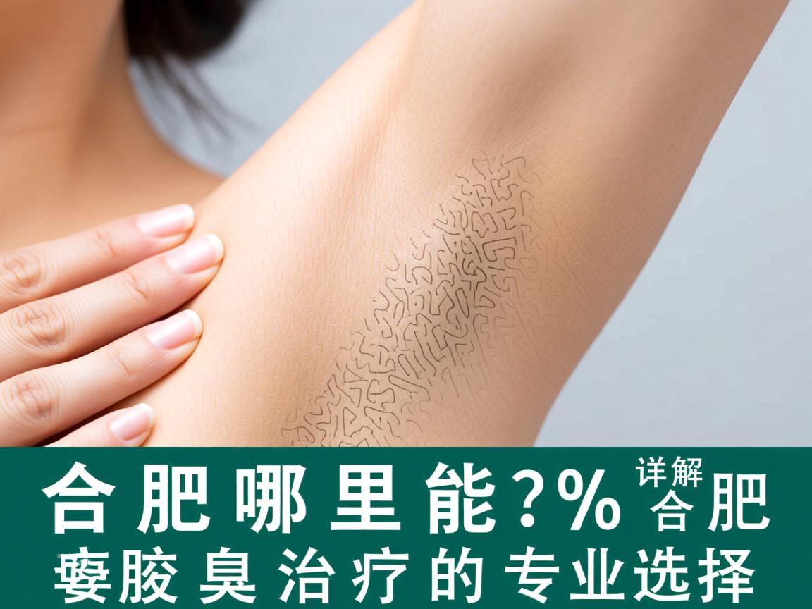 合肥哪里能去腋臭？详解合肥腋臭治疗的专业选择