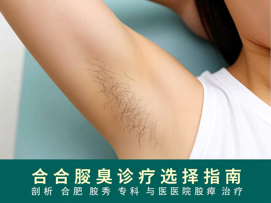合肥腋臭诊疗选择指南，剖析合肥腋秀专科与医院腋臭治疗