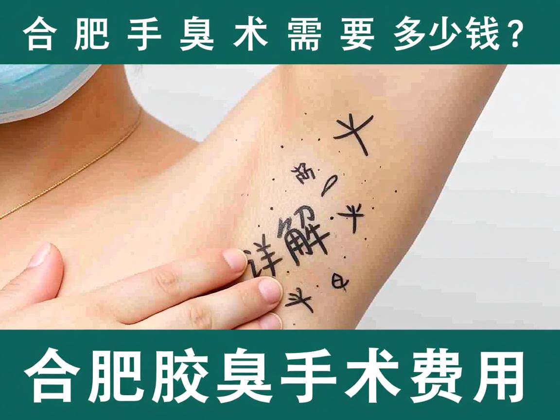 合肥腋臭手术需要多少钱?详解合肥腋臭手术费用 合肥腋臭手术需要多少钱?详解合肥腋臭手术费用