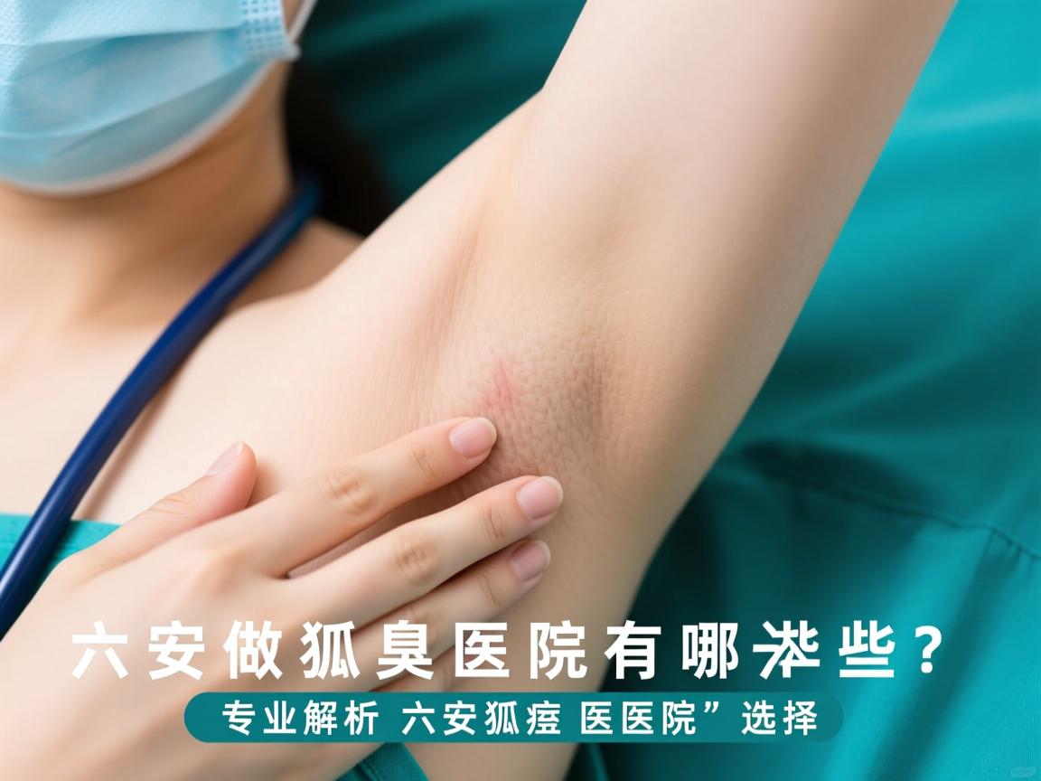 六安做狐臭医院有哪些？专业解析六安狐臭医院的选择