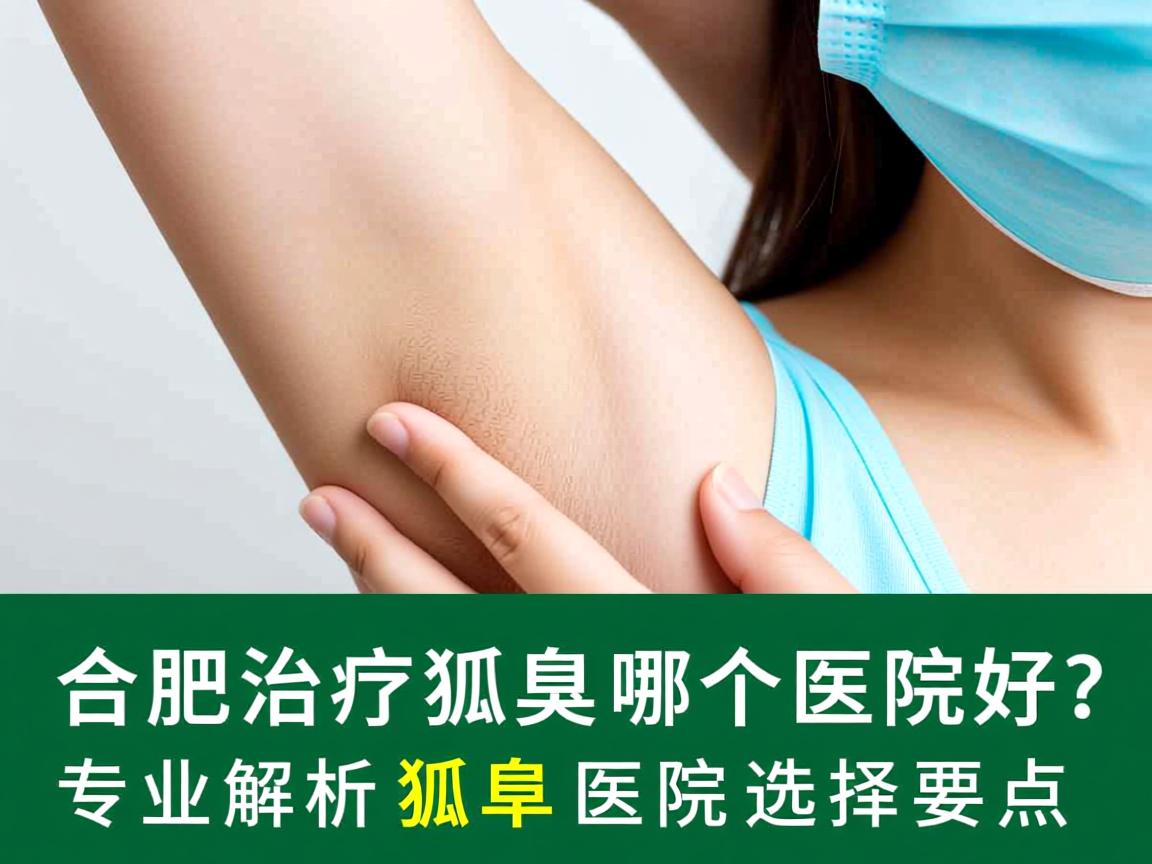 合肥治疗狐臭哪个医院好？专业解析狐臭医院选择要点