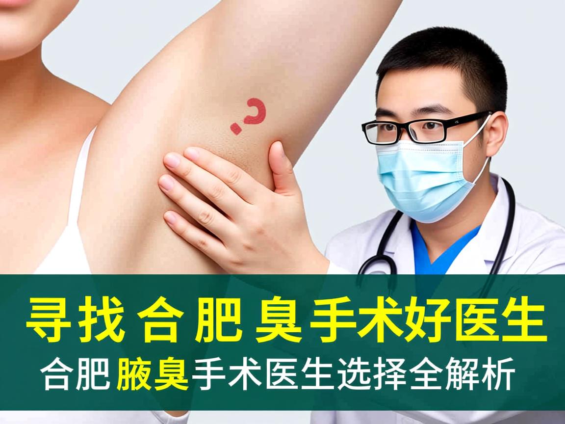 寻找合肥腋臭手术好医生?合肥腋臭手术医生选择全解析 寻找合肥腋臭手术好医生?合肥腋臭手术医生选择全解析