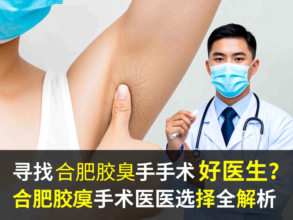 寻找合肥腋臭手术好医生?合肥腋臭手术医生选择全解析 寻找合肥腋臭手术好医生?合肥腋臭手术医生选择全解析