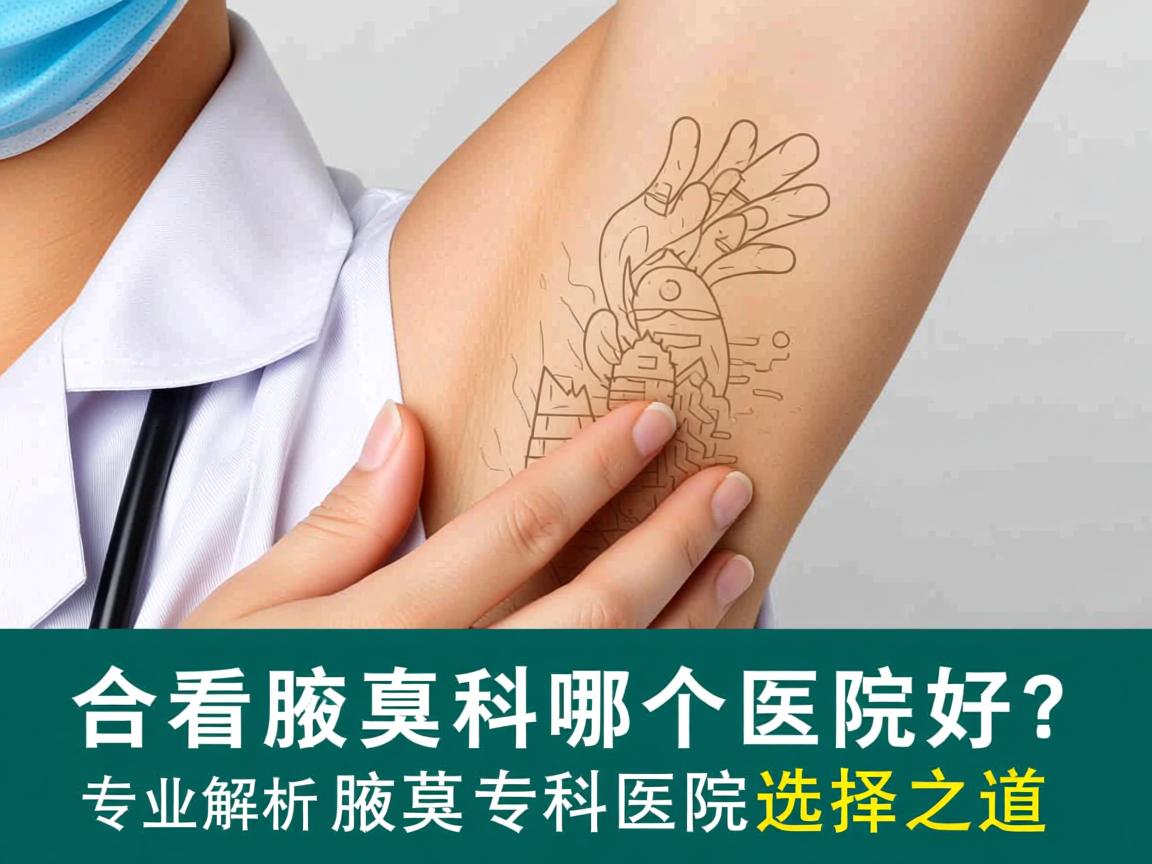 合肥看腋臭科哪个医院好？专业解析腋臭专科医院选择之道