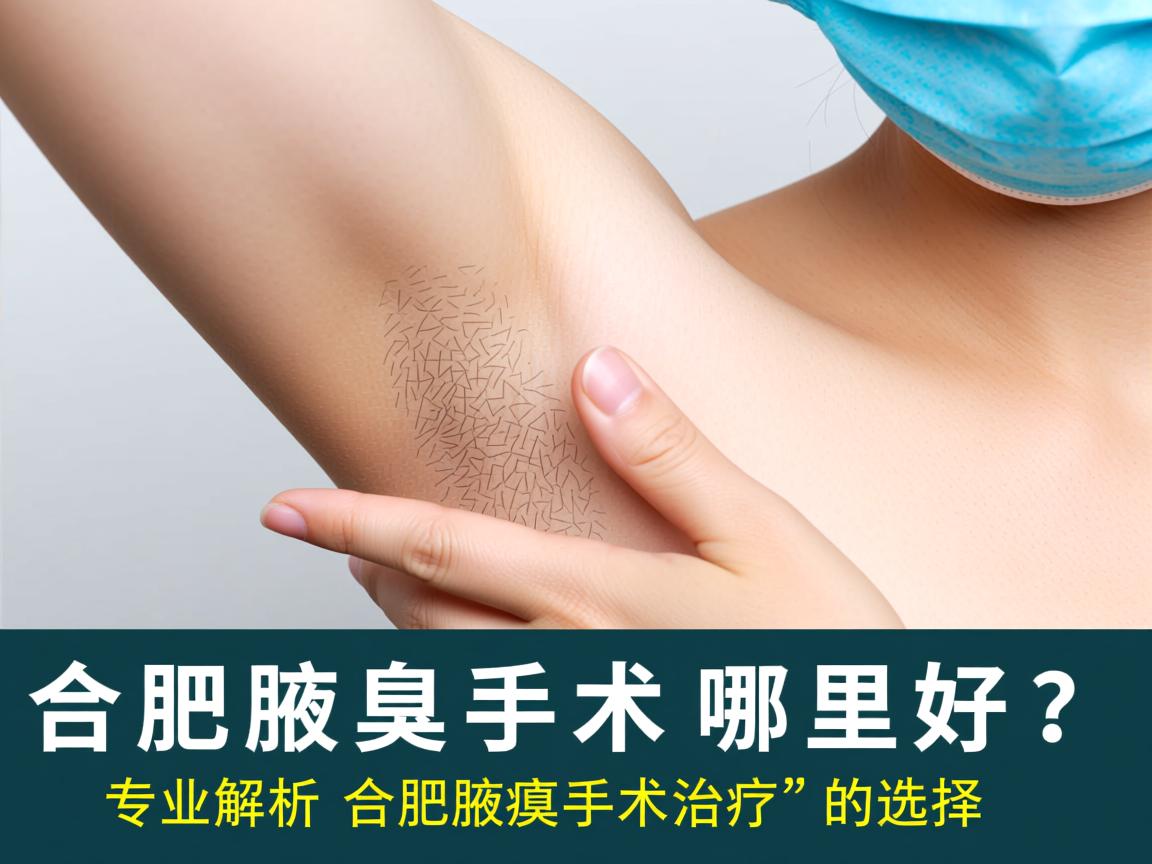 合肥腋臭手术哪里好？专业解析合肥腋臭手术治疗的选择