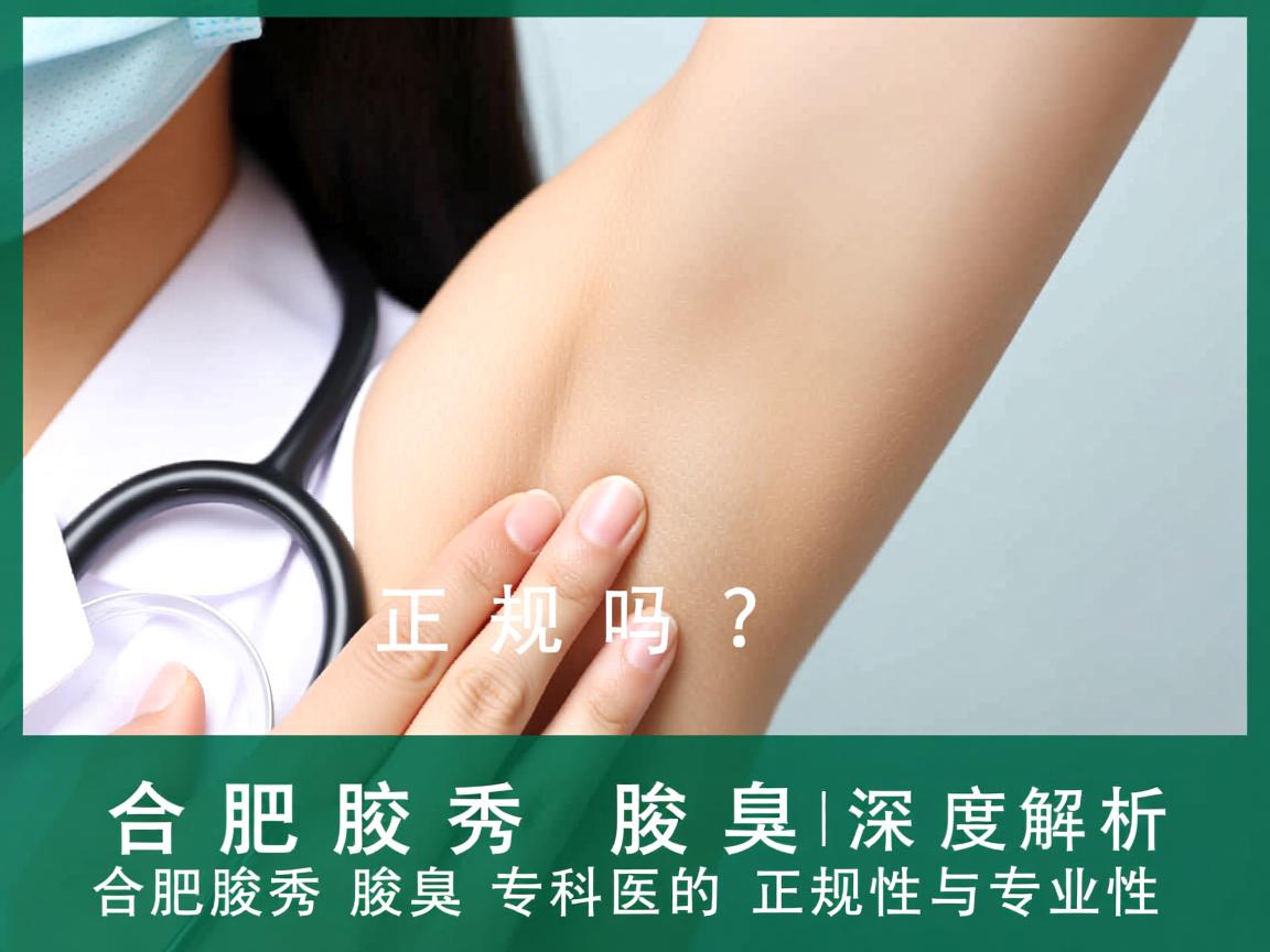合肥腋秀腋臭正规吗?深度解析合肥腋秀腋臭专科的正规性与专业性 合肥腋秀腋臭正规吗?深度解析合肥腋秀腋臭专科的正规性与专业性