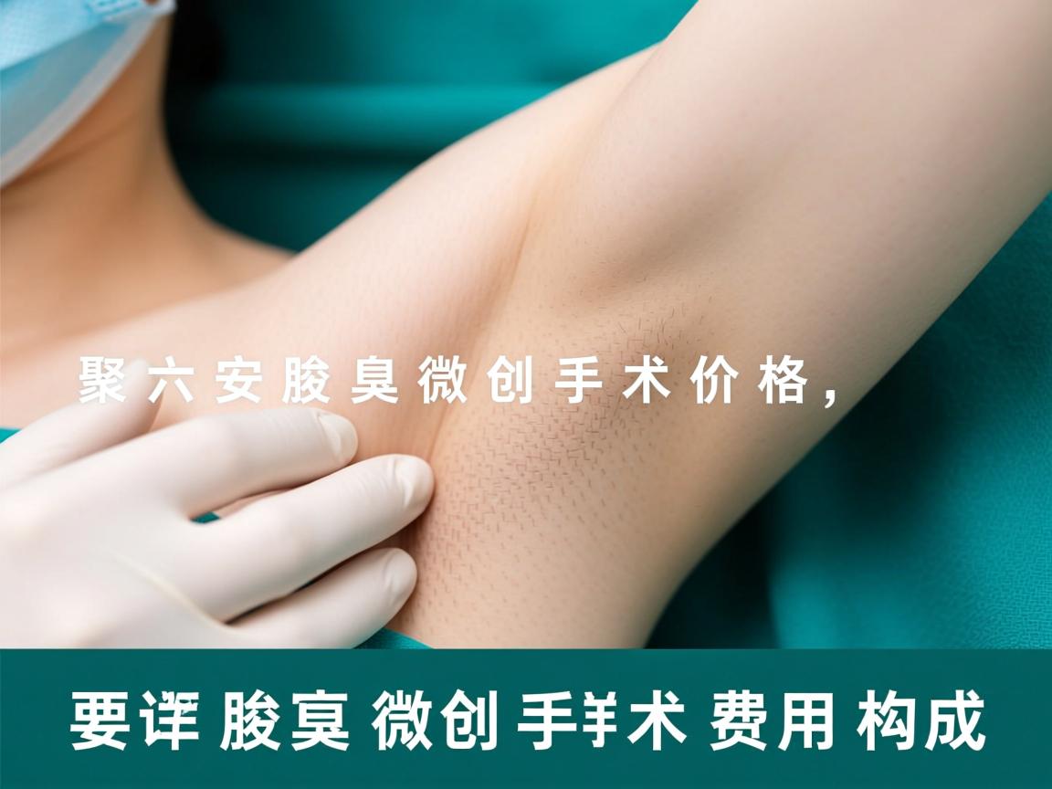 聚焦六安腋臭微创手术价格，详解腋臭微创手术费用构成