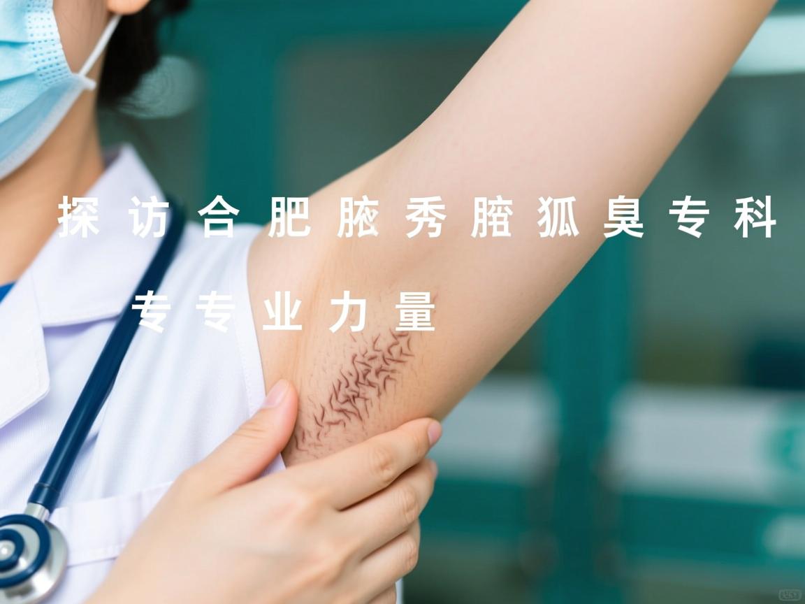 探访合肥腋秀腋臭专科，解析合肥狐臭医院前十名中的专业力量