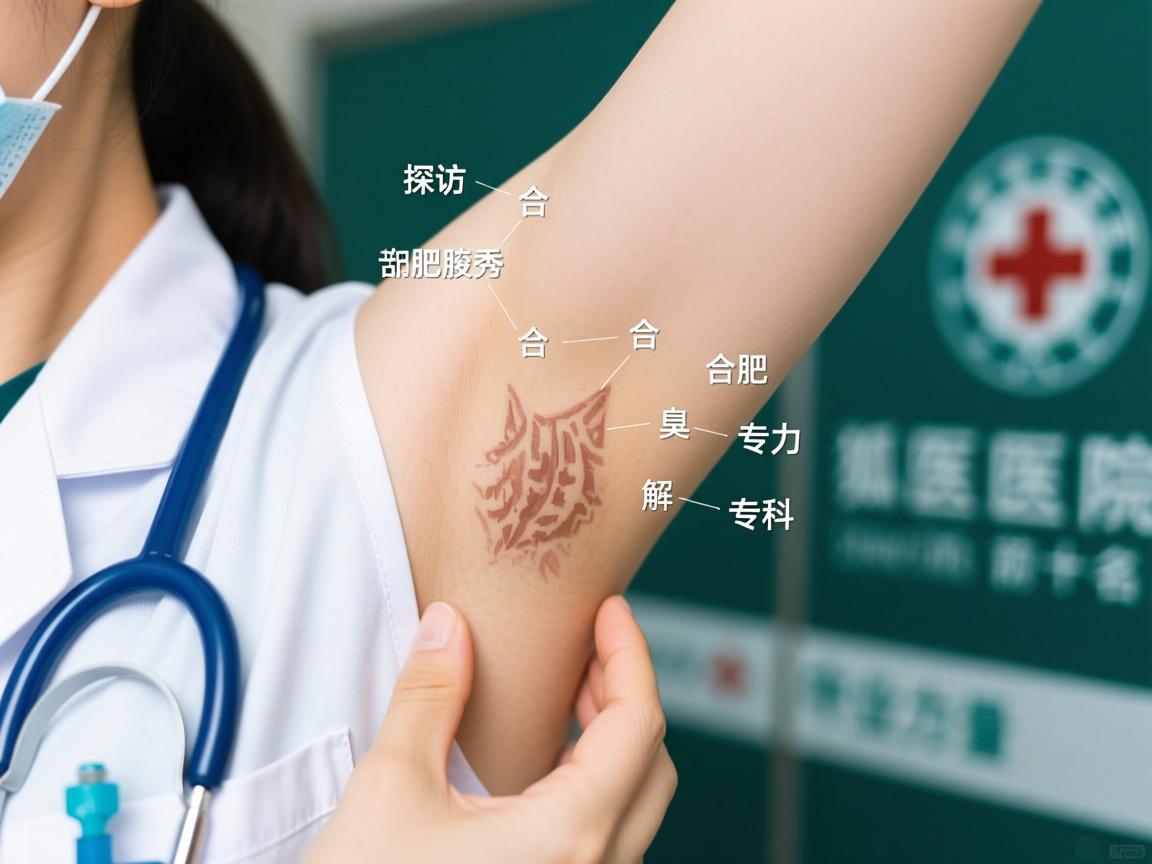 探访合肥腋秀腋臭专科，解析合肥狐臭医院前十名中的专业力量