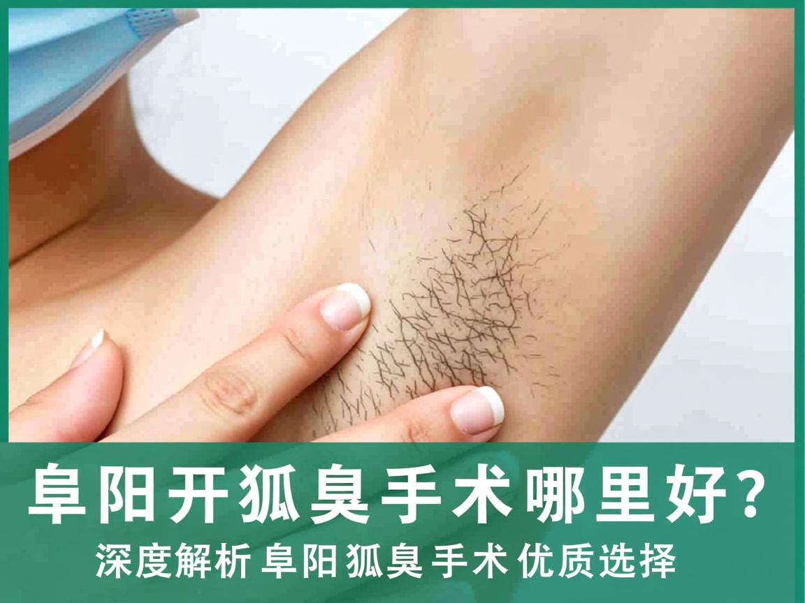阜阳开狐臭手术哪里好？深度解析阜阳狐臭手术优质选择