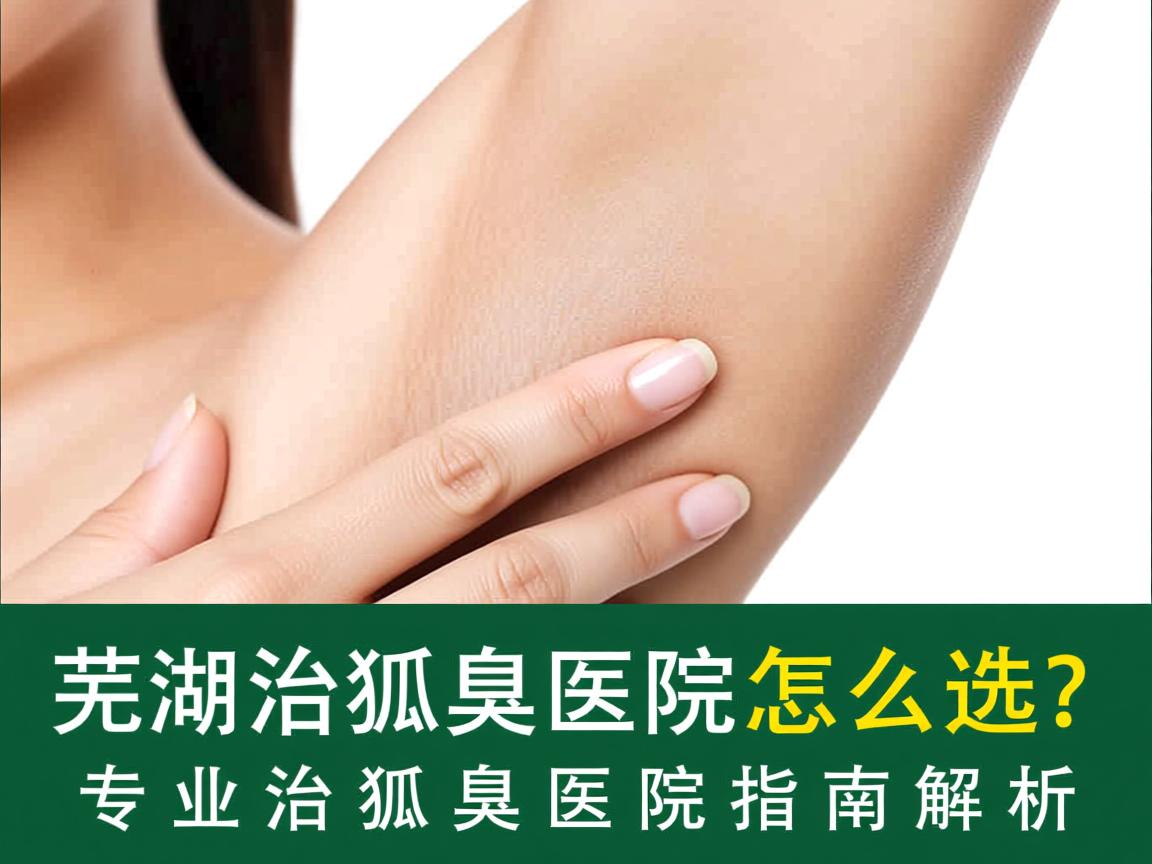 芜湖治狐臭医院怎么选？专业治狐臭医院指南解析