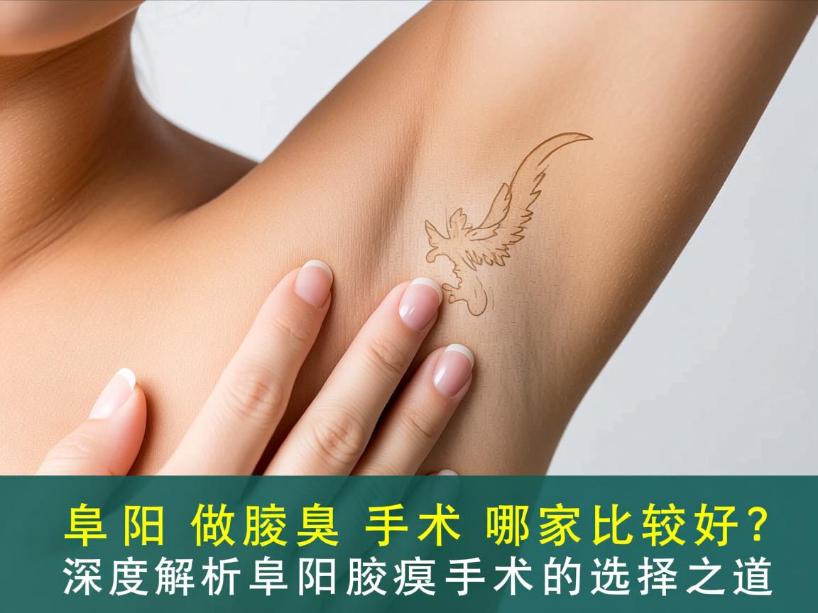 阜阳做腋臭手术哪家比较好？深度解析阜阳腋臭手术的选择之道