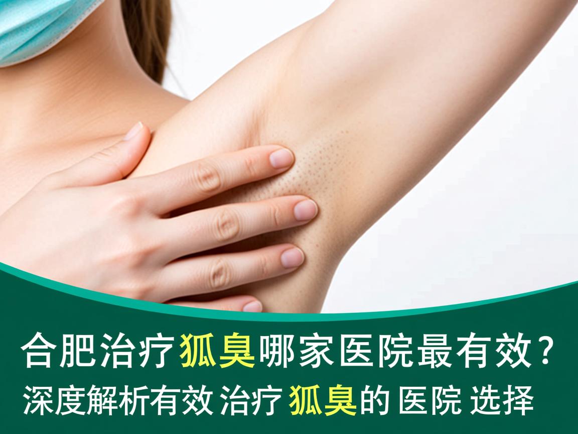合肥治疗狐臭哪家医院最有效？深度解析有效治疗狐臭的医院选择