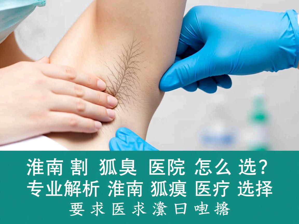 淮南割狐臭医院怎么选?专业解析淮南狐臭医疗选择 淮南割狐臭医院怎么选?专业解析淮南狐臭医疗选择