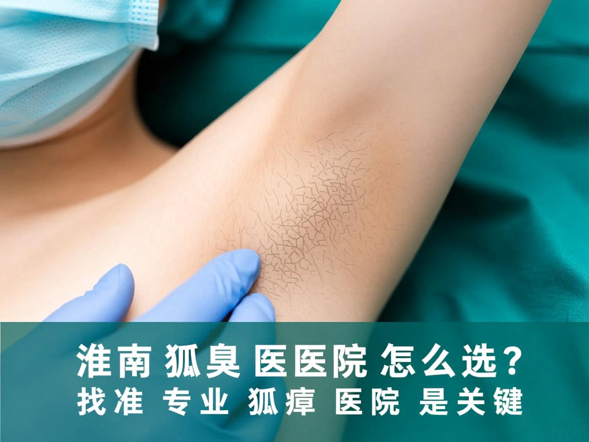 淮南狐臭医院怎么选？找准专业狐臭医院是关键