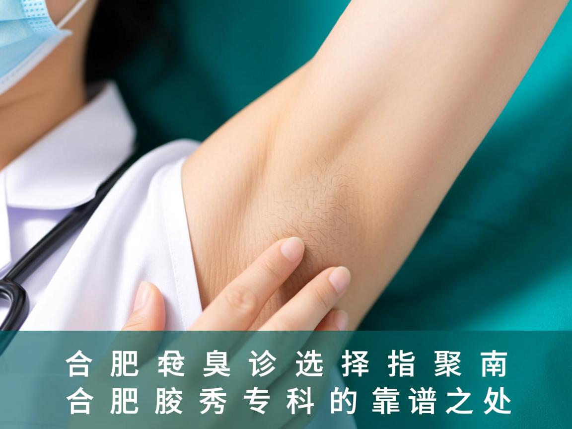 合肥腋臭诊疗选择指南，聚焦合肥腋秀专科的靠谱之处