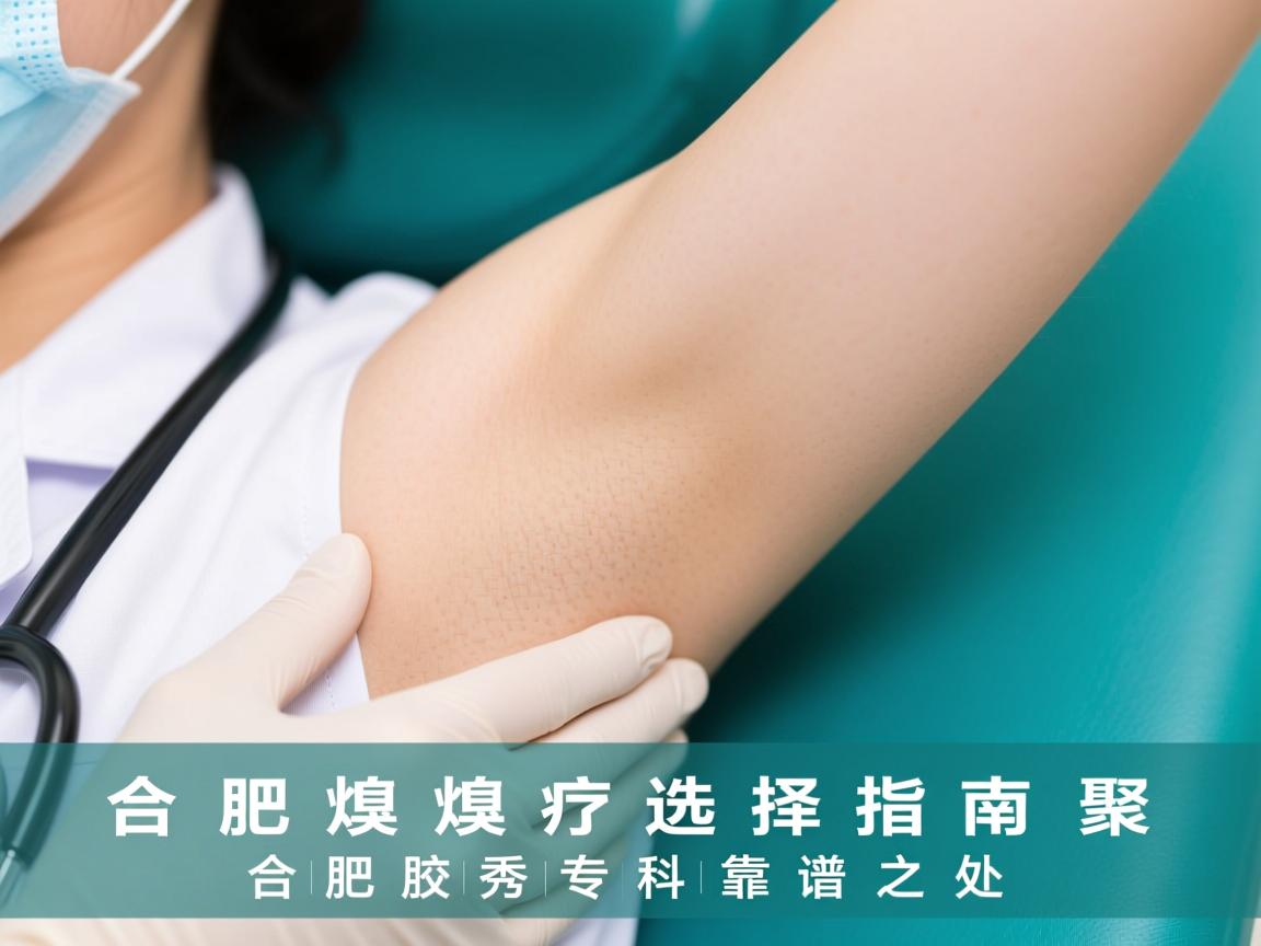 合肥腋臭诊疗选择指南，聚焦合肥腋秀专科的靠谱之处