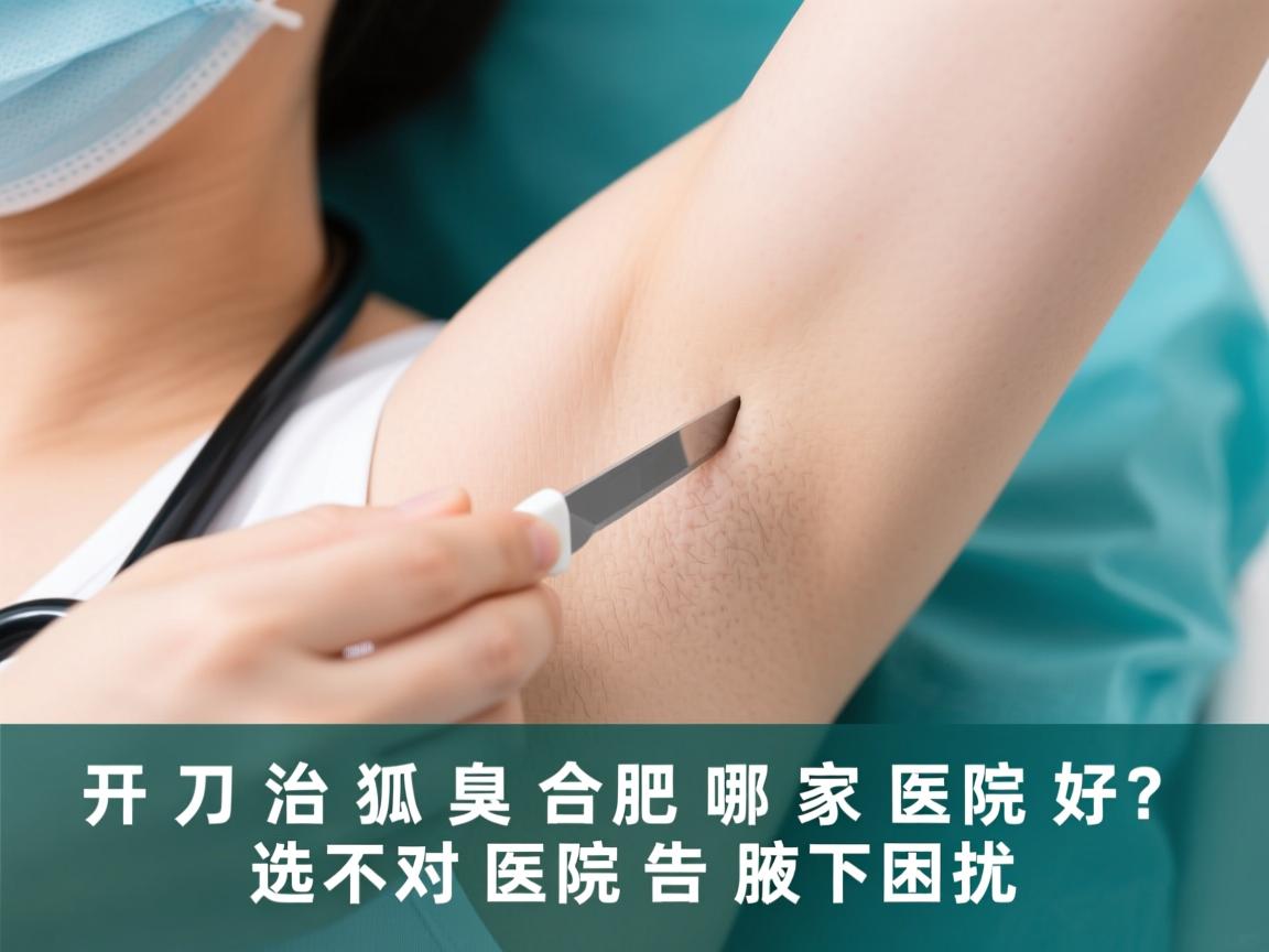 开刀治狐臭合肥哪家医院好?选对医院告别腋下困扰 开刀治狐臭合肥哪家医院好?选对医院告别腋下困扰