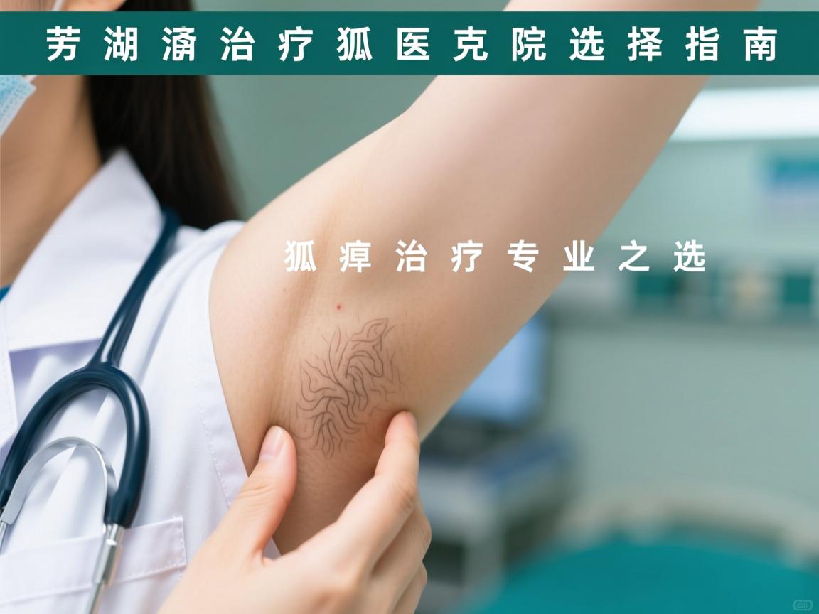 芜湖治疗狐臭医院选择指南，详解狐臭治疗的专业之选