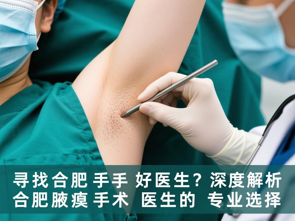 寻找合肥腋臭手术好医生？深度解析合肥腋臭手术医生的专业选择