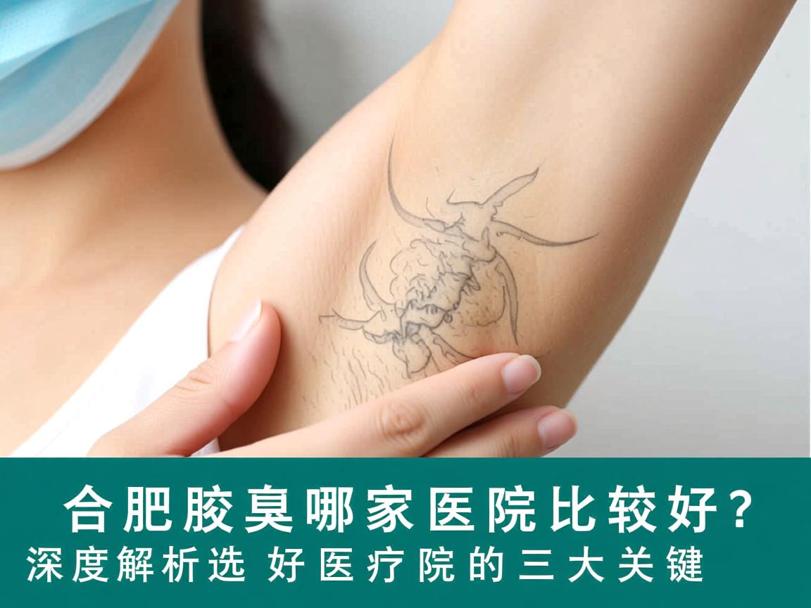 合肥治腋臭哪家医院比较好？深度解析选好医院的三大关键