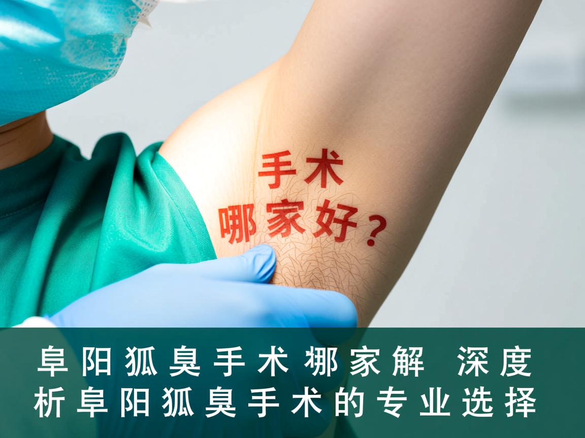 阜阳狐臭手术哪家好?深度解析阜阳狐臭手术的专业选择 阜阳狐臭手术哪家好?深度解析阜阳狐臭手术的专业选择