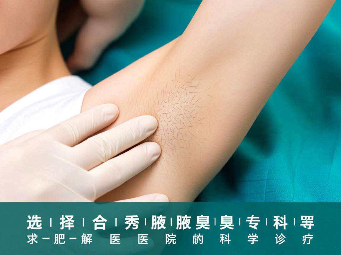 选择合肥腋秀腋臭专科，详解合肥腋臭专科医院的科学诊疗