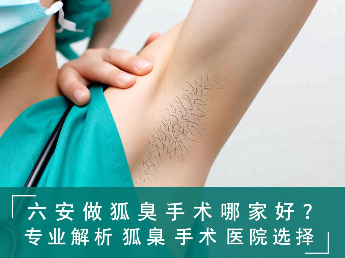 六安做狐臭手术哪家好？专业解析狐臭手术医院选择