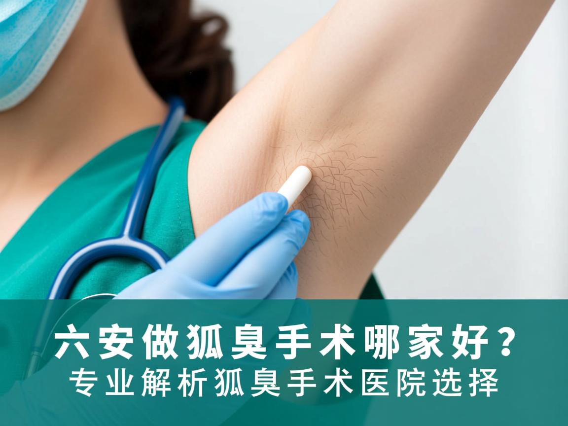 六安做狐臭手术哪家好？专业解析狐臭手术医院选择