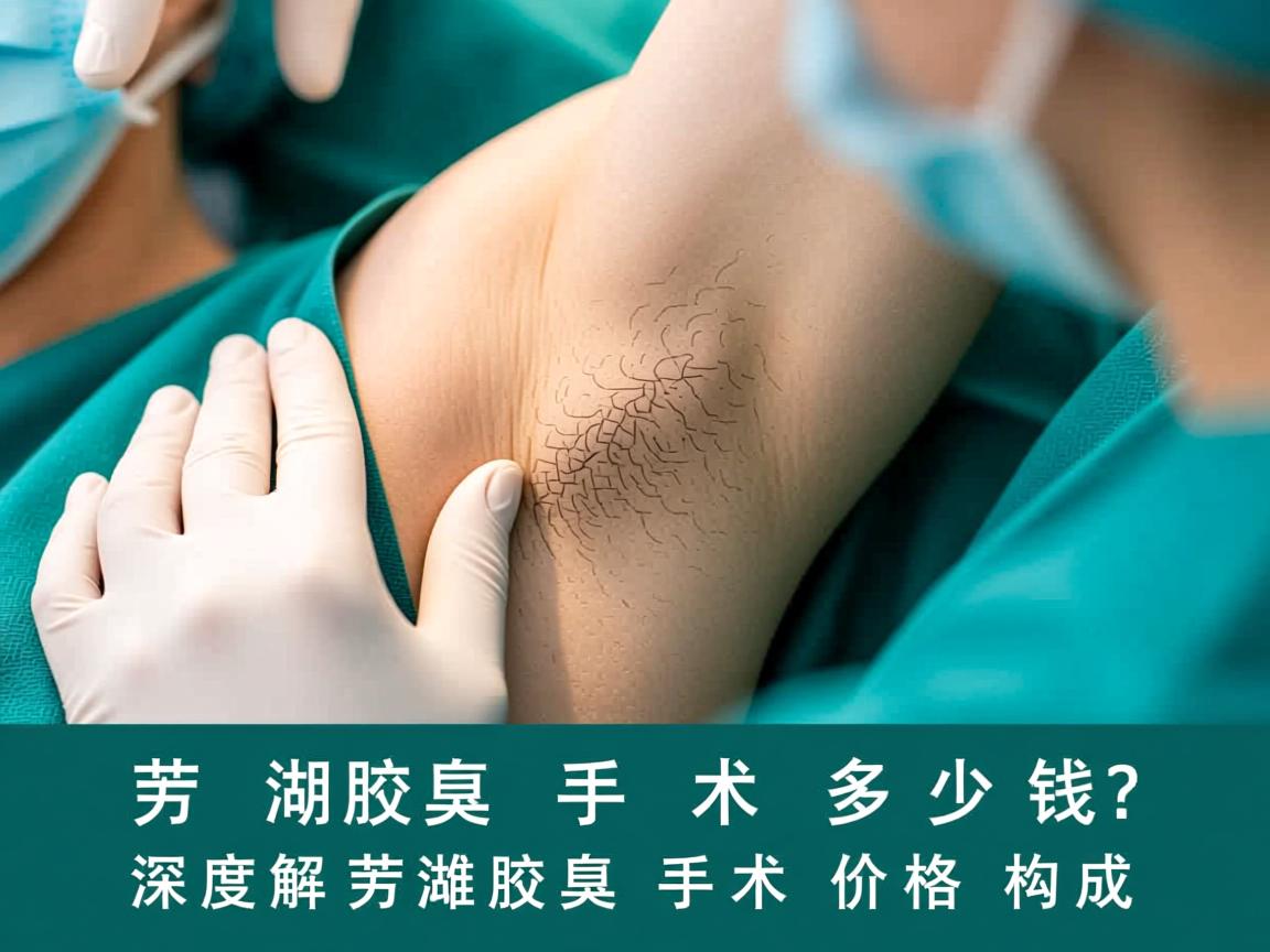 芜湖腋臭手术多少钱？深度解析芜湖腋臭手术价格构成