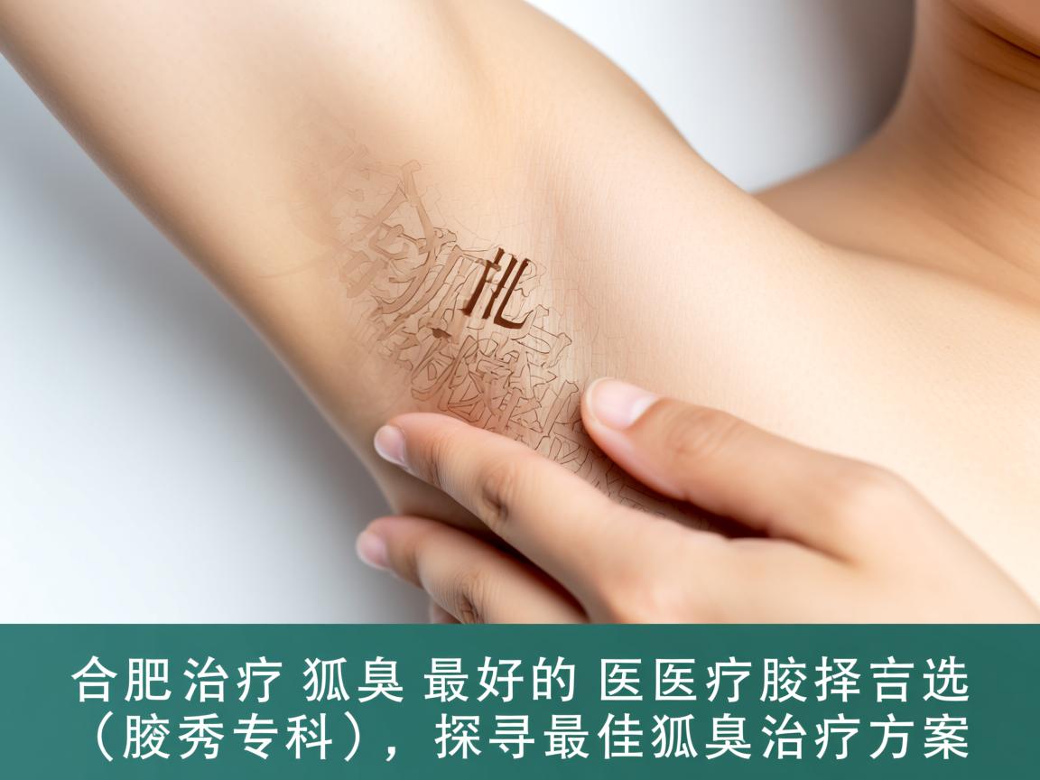 合肥治疗狐臭最好的医院，选择合肥腋秀专科，探寻最佳狐臭治疗方案