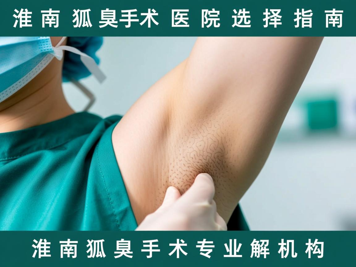 淮南狐臭手术医院选择指南，详解淮南狐臭手术专业机构