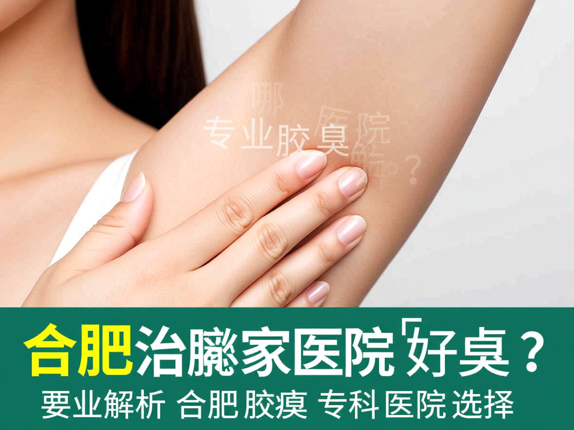 合肥治腋臭哪家医院好？专业解析合肥腋臭专科医院选择