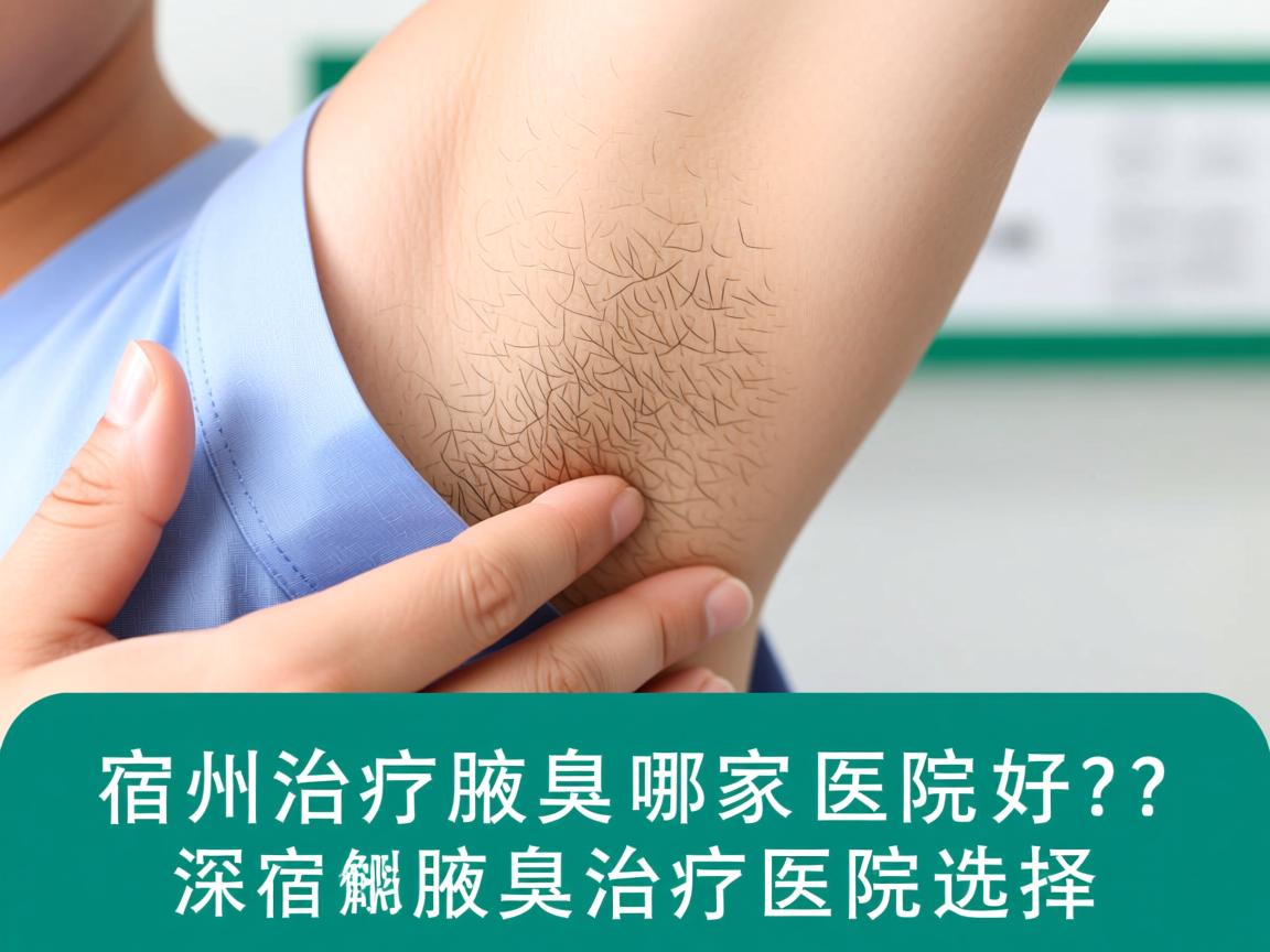 宿州治疗腋臭哪家医院好？深度解析宿州腋臭治疗医院选择