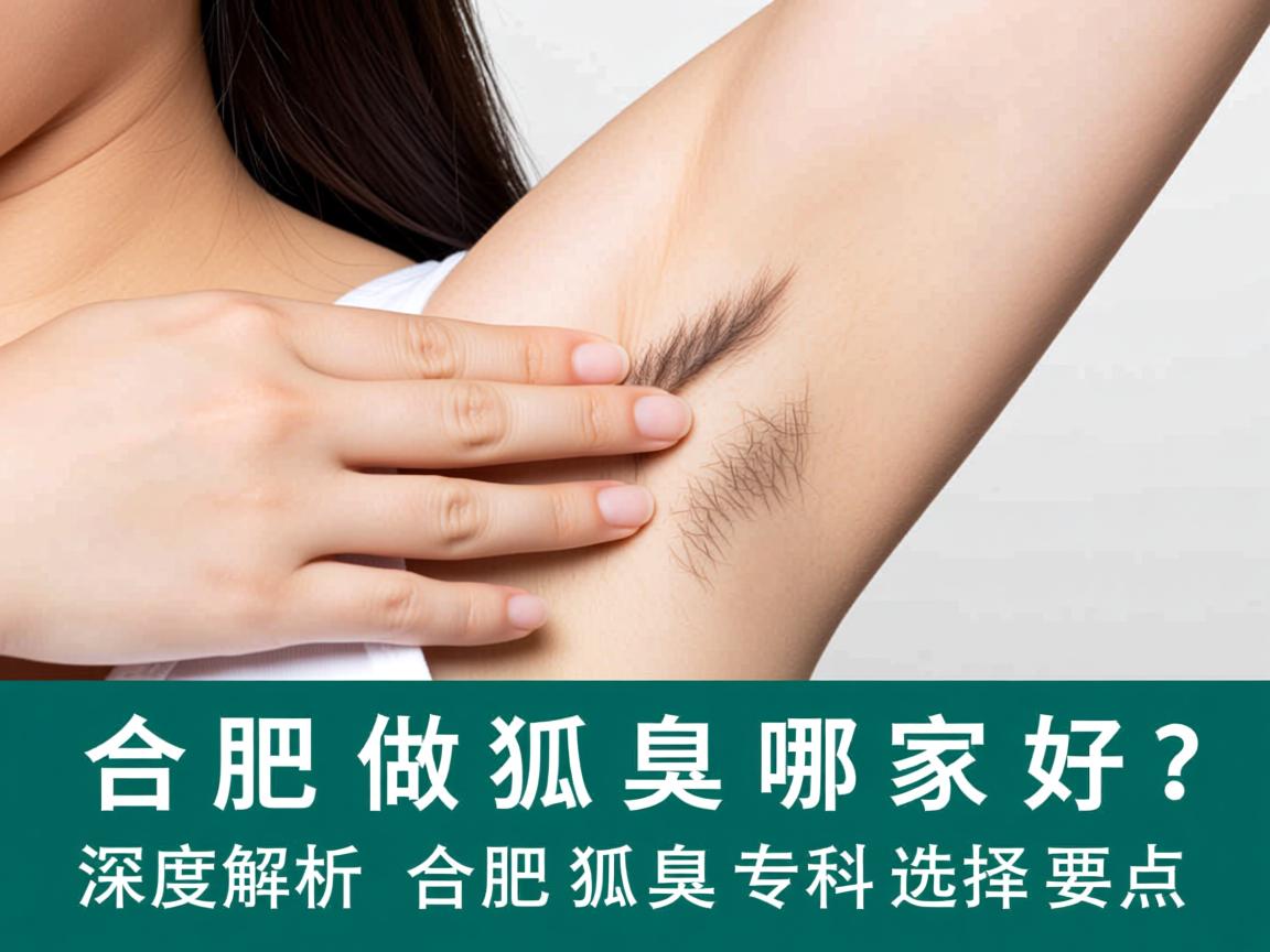 合肥做狐臭哪家好？深度解析合肥狐臭专科选择要点