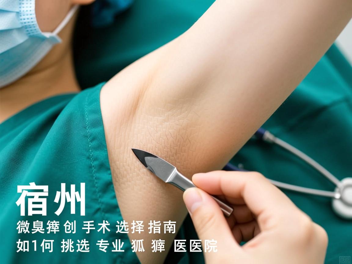 宿州狐臭微创手术选择指南，如何挑选专业狐臭医院