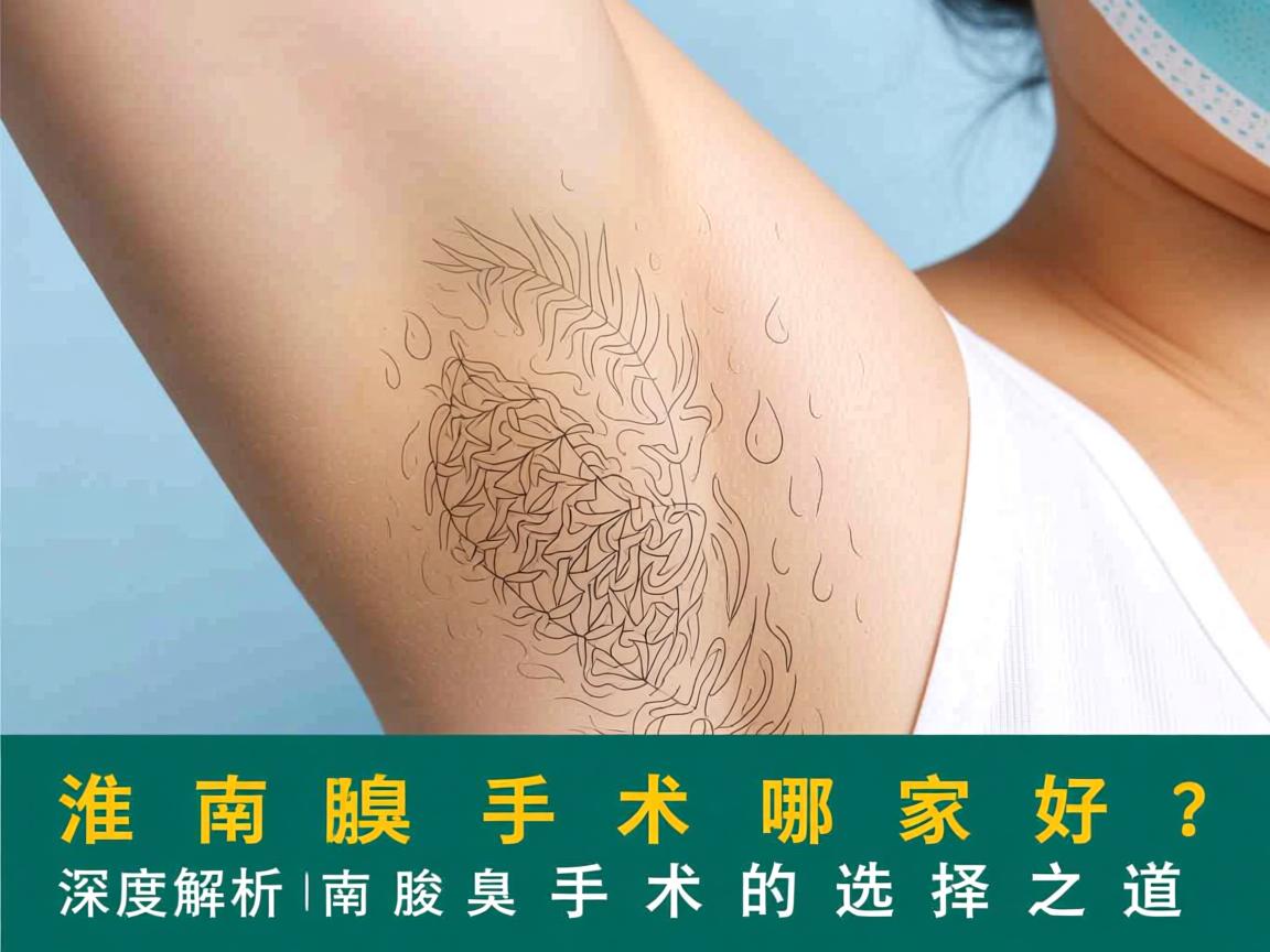 淮南腋臭手术哪家好？深度解析淮南腋臭手术的选择之道