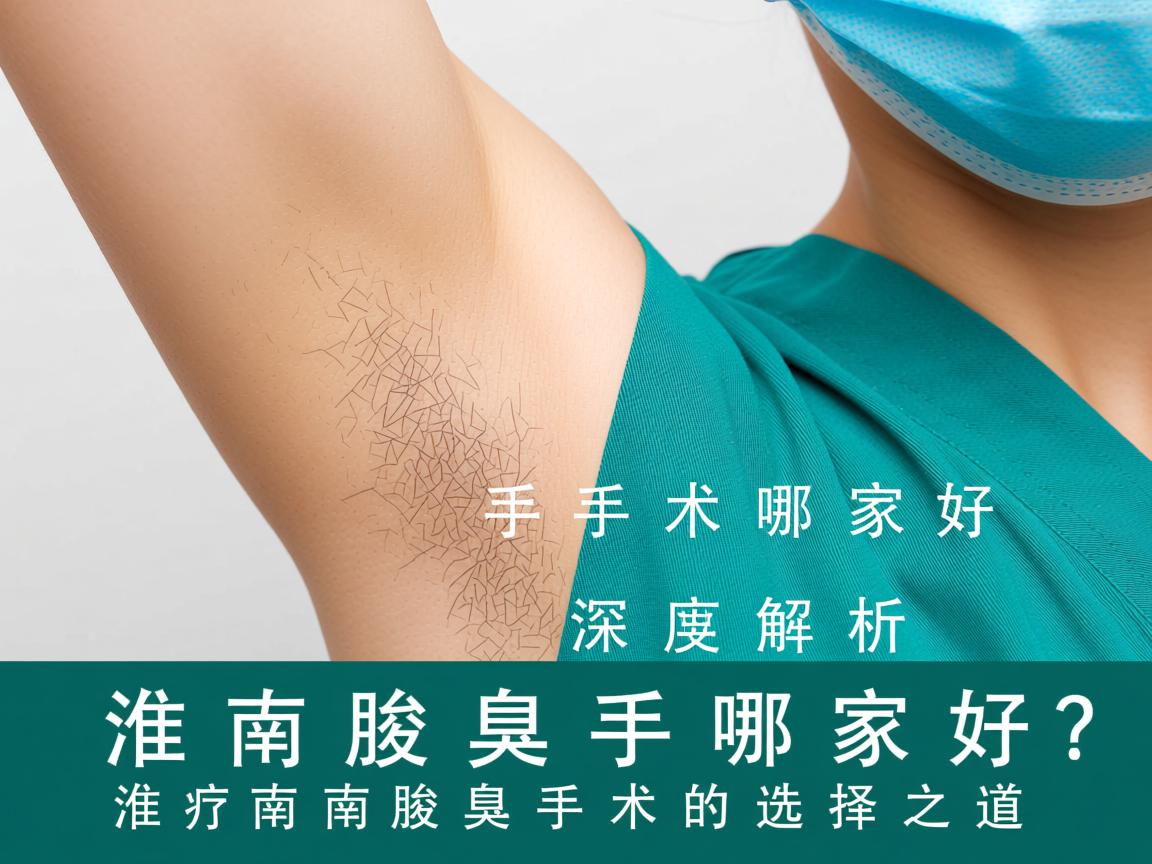 淮南腋臭手术哪家好？深度解析淮南腋臭手术的选择之道