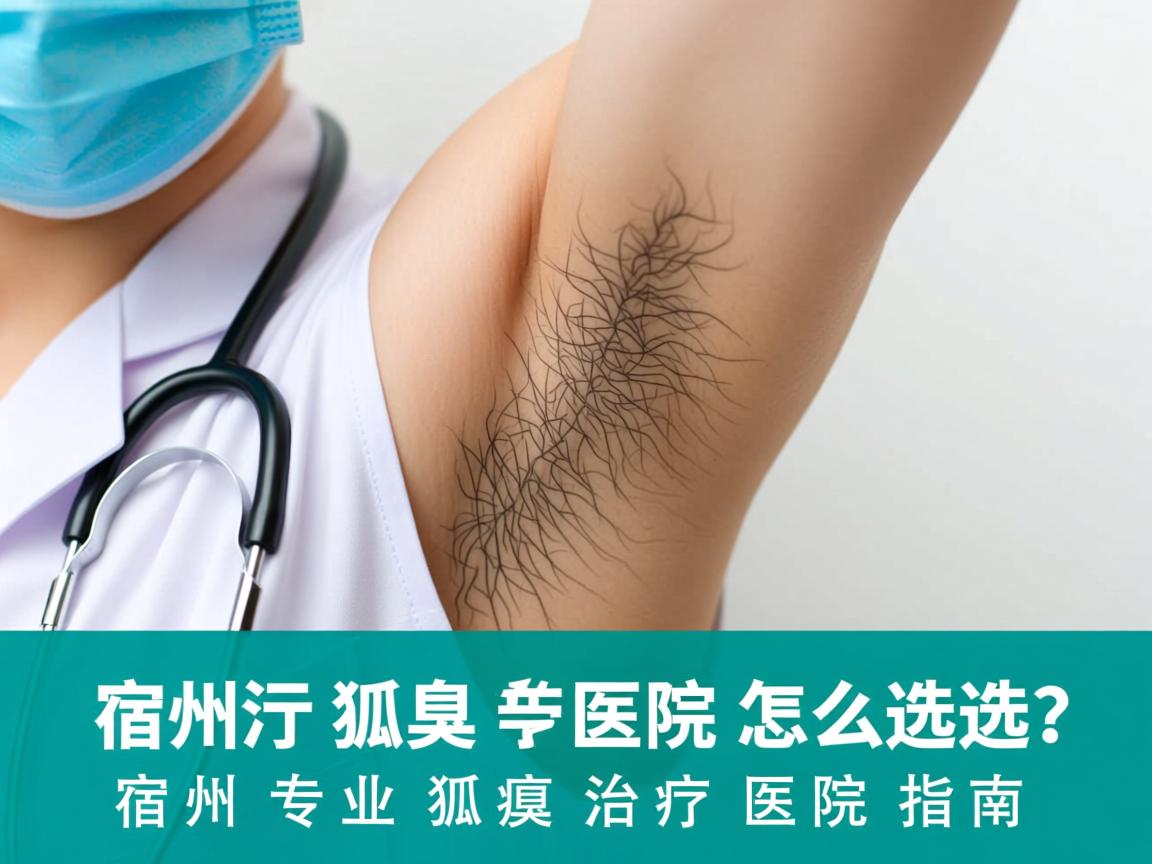 宿州狐臭医院怎么选？宿州专业狐臭治疗医院指南