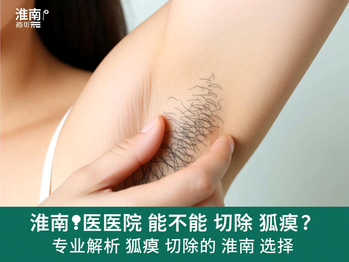 淮南医院能不能切除狐臭？专业解析狐臭切除的淮南选择