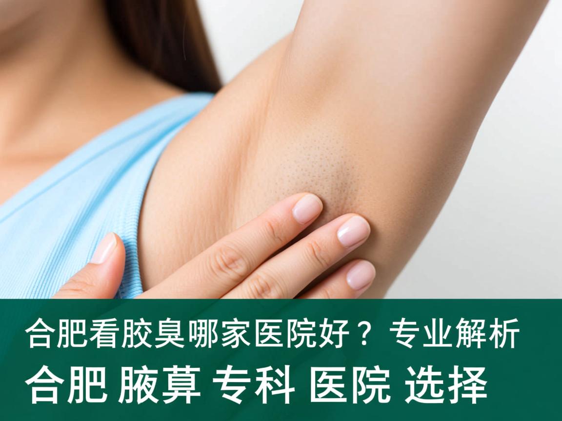 合肥看腋臭哪家医院好？专业解析合肥腋臭专科医院选择