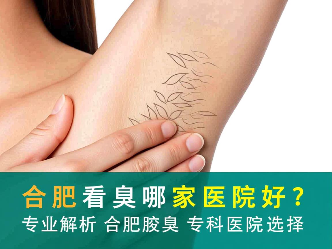 合肥看腋臭哪家医院好？专业解析合肥腋臭专科医院选择