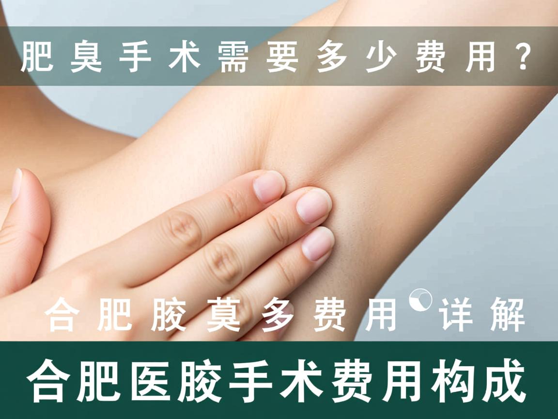 合肥腋臭手术需要多少费用?详解合肥腋臭手术费用构成 合肥腋臭手术需要多少费用?详解合肥腋臭手术费用构成