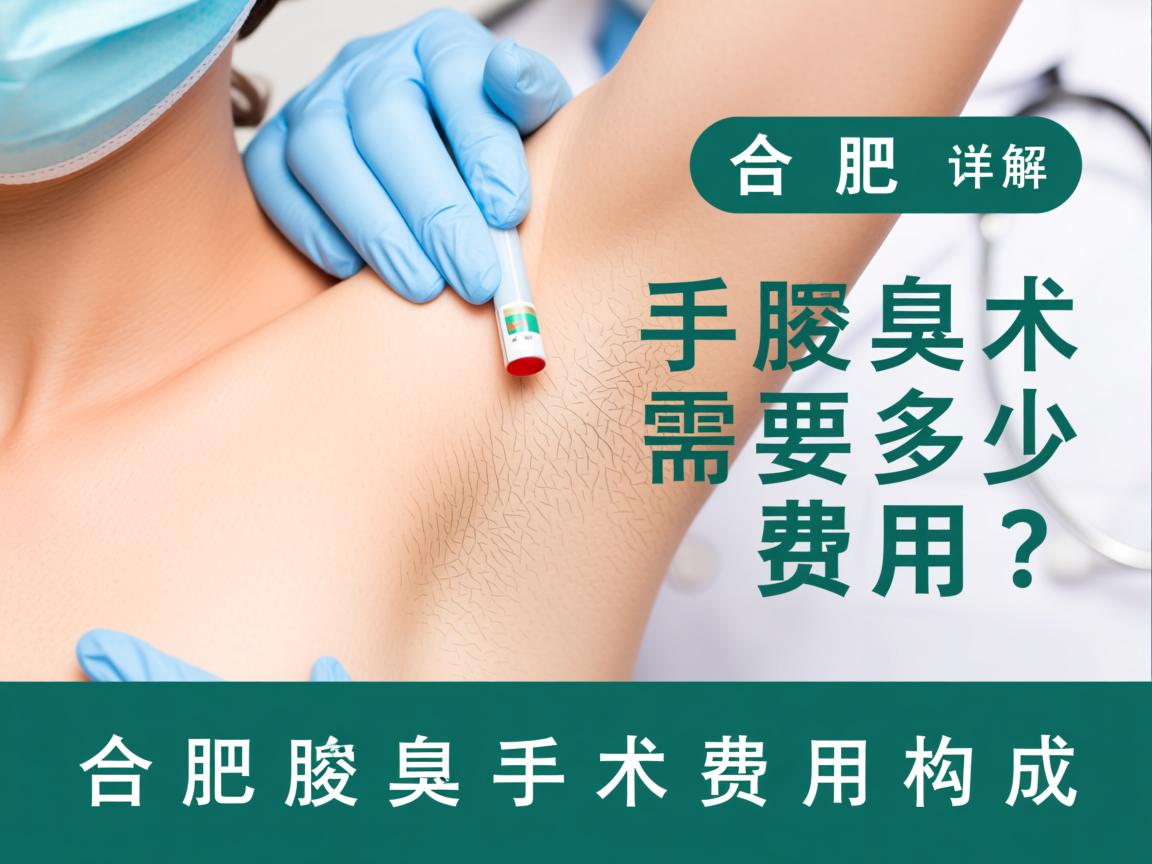 合肥腋臭手术需要多少费用?详解合肥腋臭手术费用构成 合肥腋臭手术需要多少费用?详解合肥腋臭手术费用构成