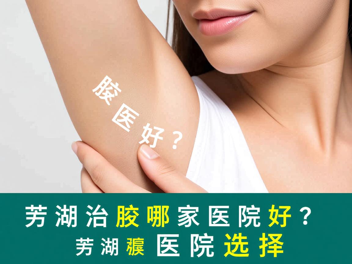 芜湖治腋臭哪家医院好？深度解析芜湖治腋臭的医院选择